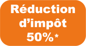 Réduction d’impôt 50%